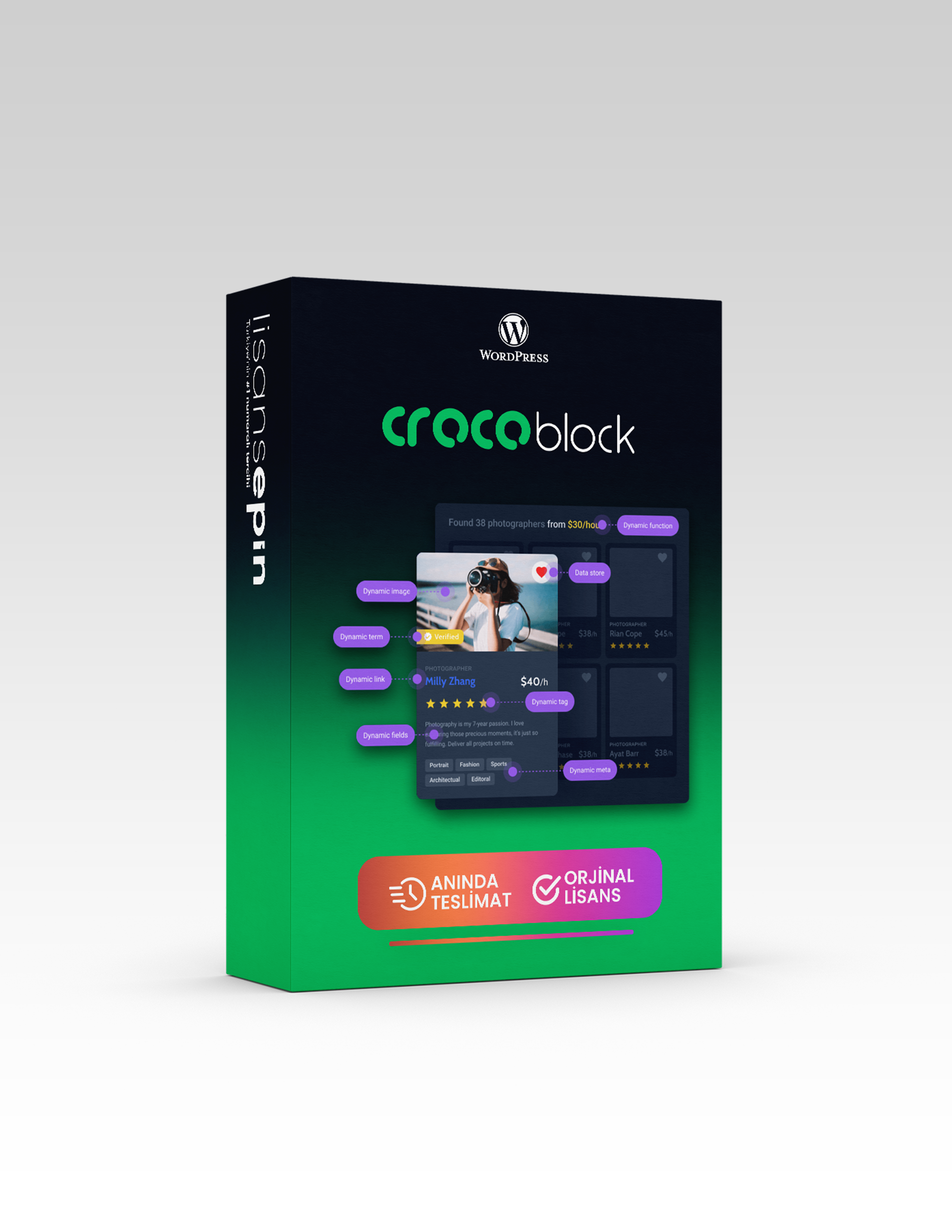 Crocoblock PRO Wordpress Eklentisi - Lisansepin