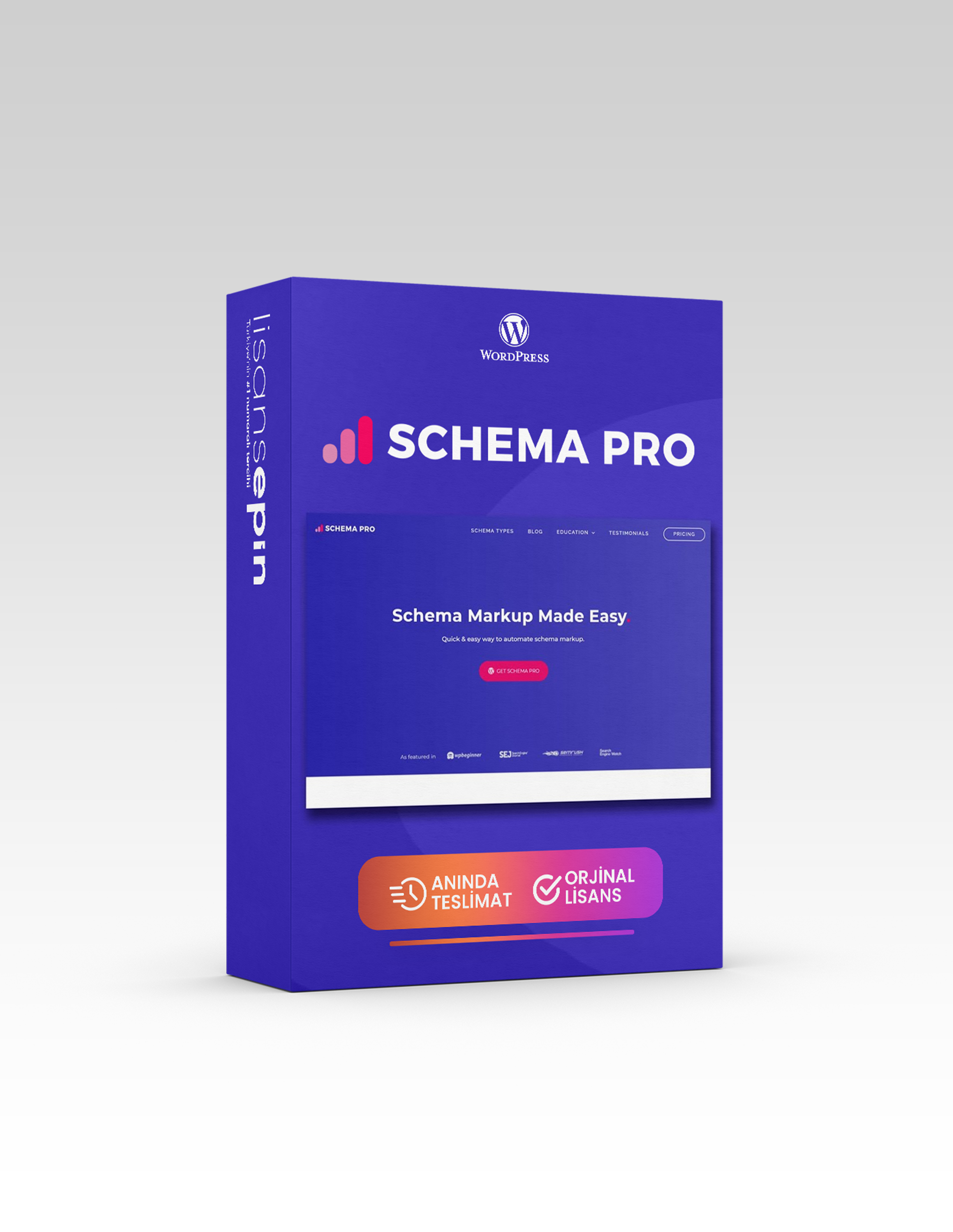 Schema PRO Wordpress Eklentisi - Lisansepin